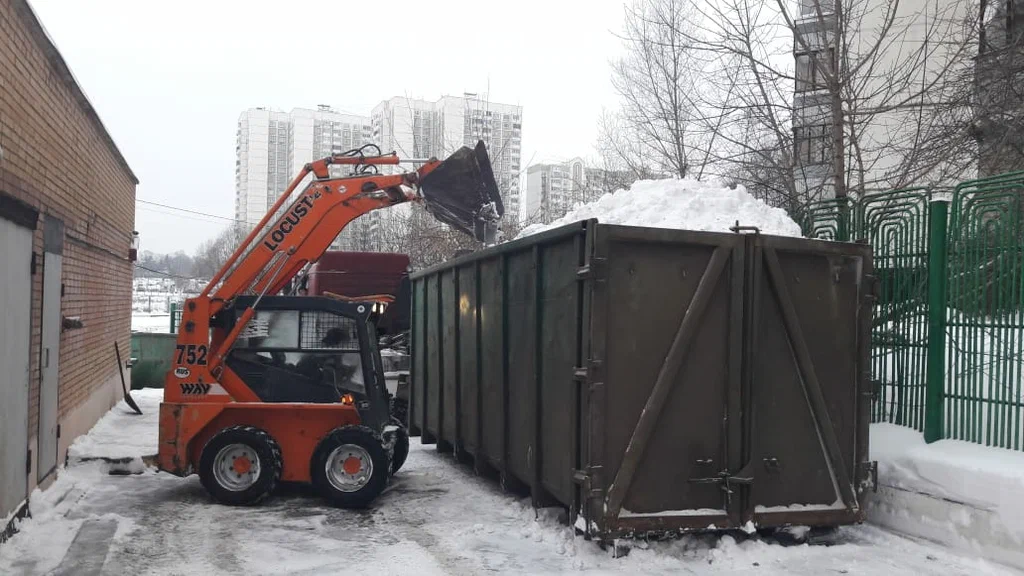 Вывоз снега контейнерами в Ставрополе — цена от 3323 руб., заказать контейнер для снега в ПроМусор